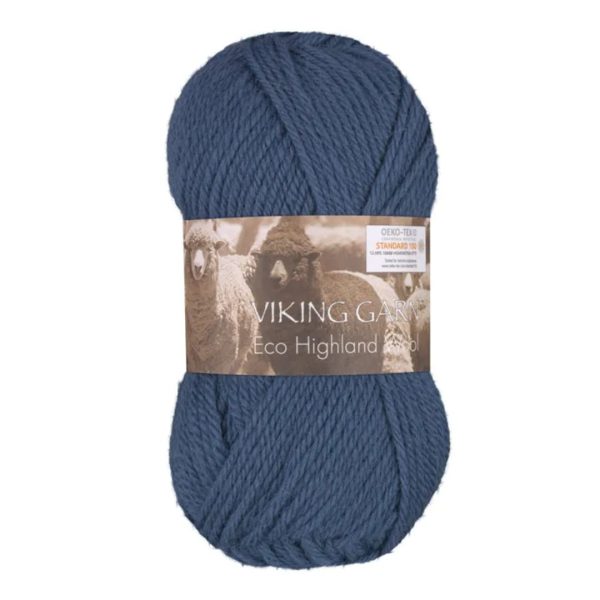 Viking Highland Eco Wool, farge 222 Lys Je