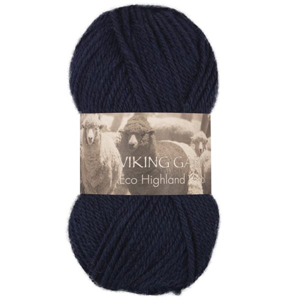 Viking Highland Eco Wool, farge 226 Marine