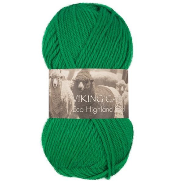 Viking Highland Eco Wool, farge 230 Grønn