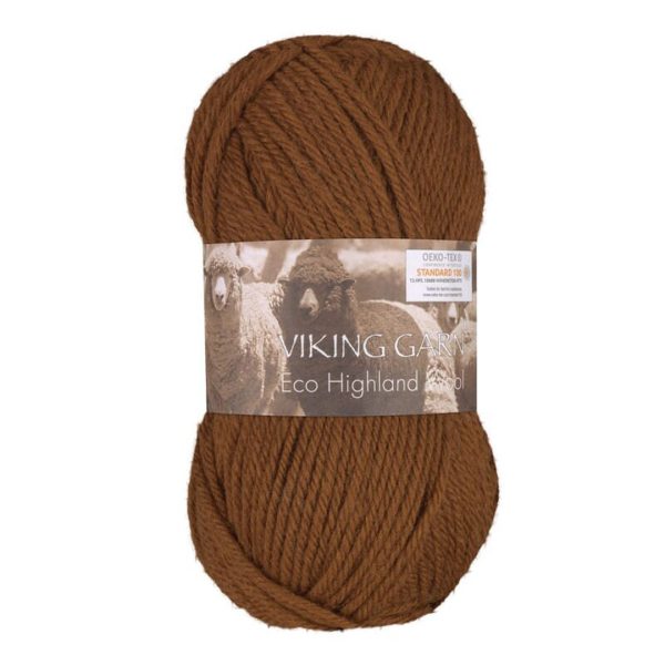 Viking Highland Eco Wool, farge 254 Kobber