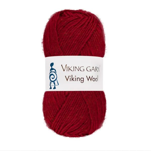 Viking Wool, farge 560 Rød