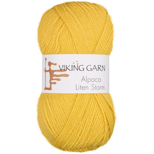 Viking Alpaca Liten Storm, farge 745 Gul
