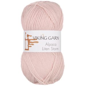 Garn viking alpaca liten storm 764 lys r