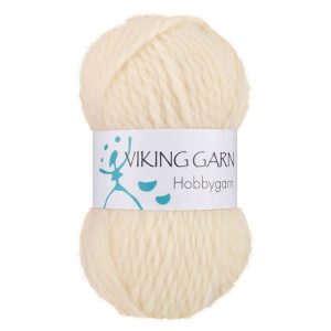 Garn viking hobbygarn 902 natur