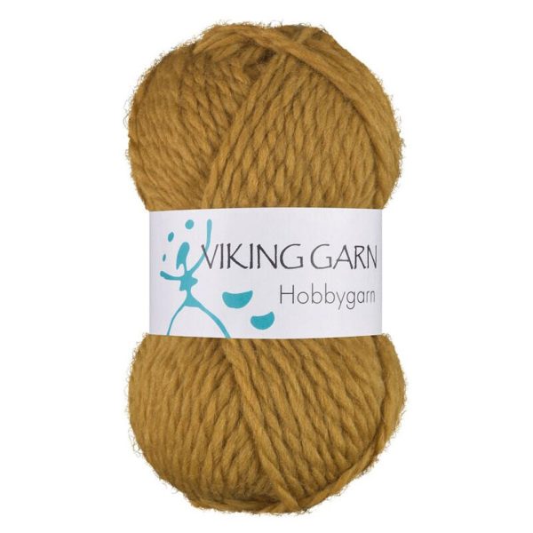 Viking Hobbygarn, farge 944 Sennep