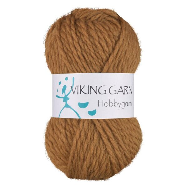 Viking Hobbygarn, farge 956 Cognac