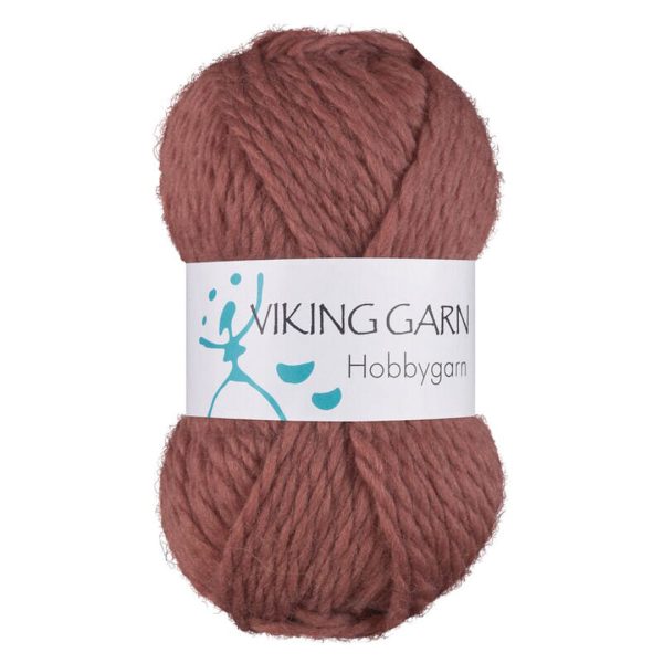 Viking Hobbygarn, farge 962 Gammelrosa