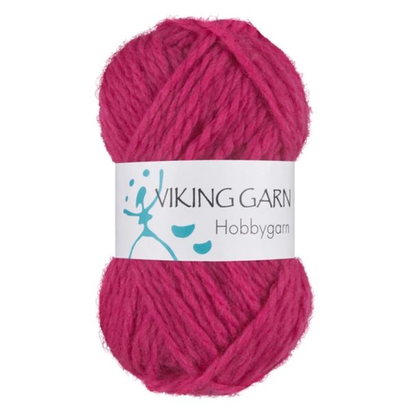 Viking Hobbygarn, farge 963 Cerise