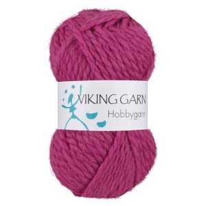 Garn viking hobbygarn 965 burgunder