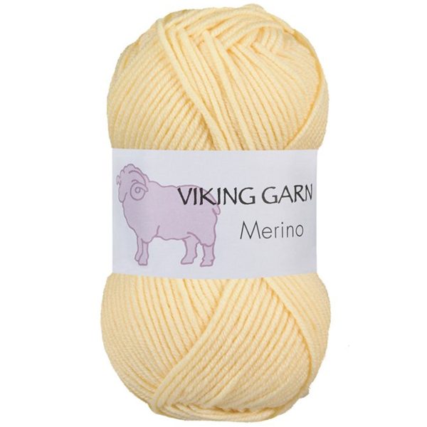Viking Merino, farge 843 Lys Gul