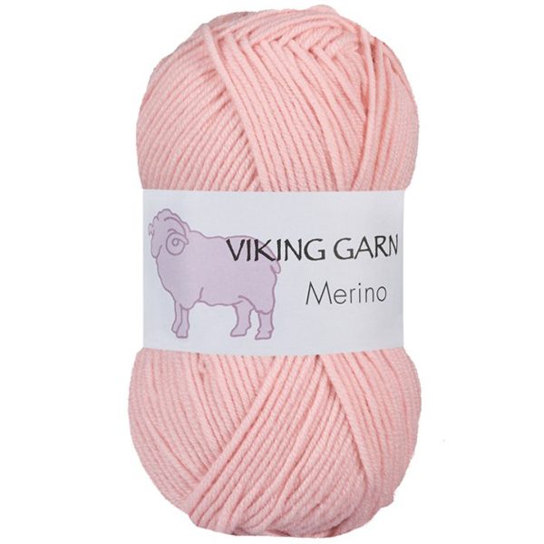 Viking Merino, farge 862 Pudder Rosa