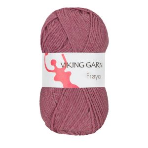 Garn viking frøya 222 gammelrosa
