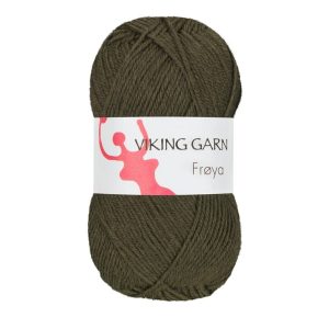 Garn viking frøya 256 grønn
