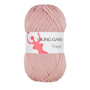 Garn viking frøya 262 pudderrosa