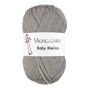 Garn viking baby merino 213 lys gr