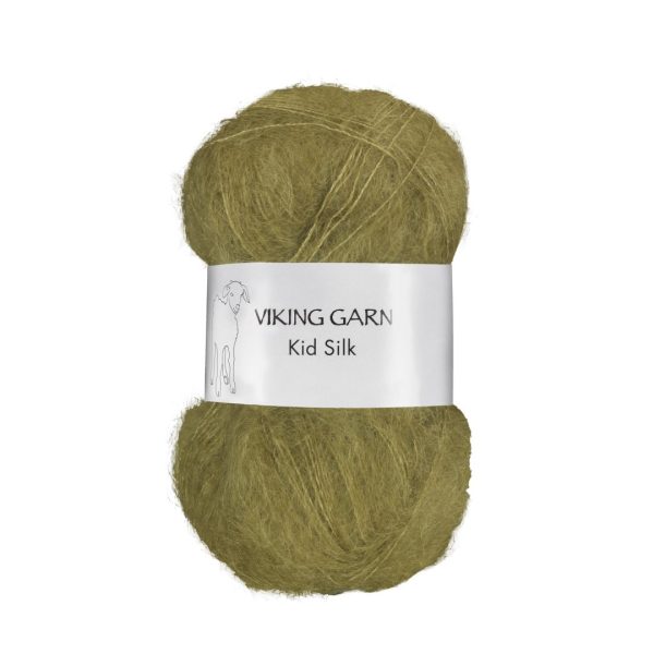 Viking Kid Silk, farge 333 Oliven