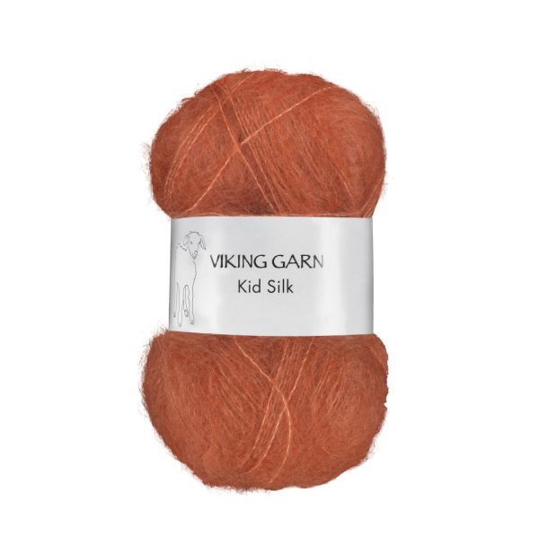 Viking Kid Silk, farge 355 Brent Oransje