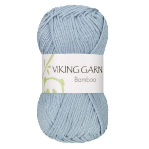Garn viking bamboo 620 lys blå