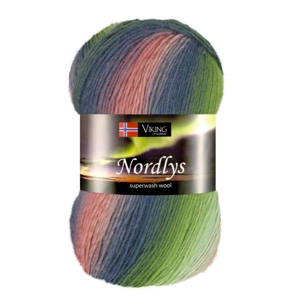 Viking Nordlys, farge 935 Grønn Blå Rosa