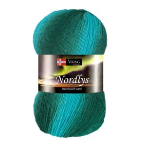 Garn viking nordlys 937 blå