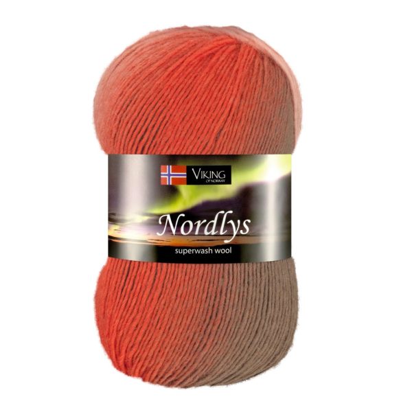 Viking Nordlys, farge 940 Koral Brun Hvit