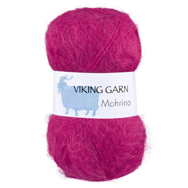 Viking Mohrino, farge 565 Bringebærrød