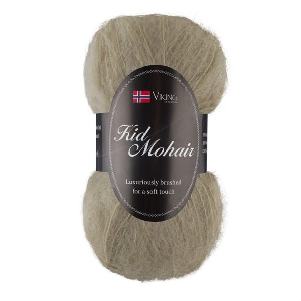 Viking Kid Mohair, farge 932 Oliven