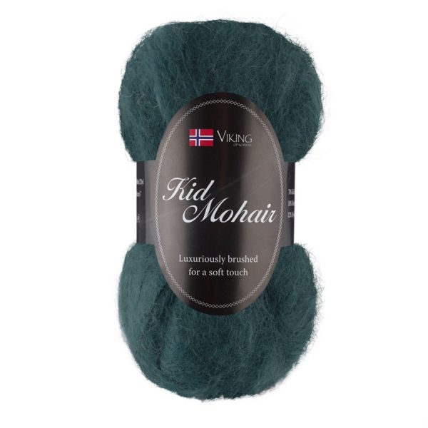Viking Kid Mohair, farge 934 Flaskegrønn