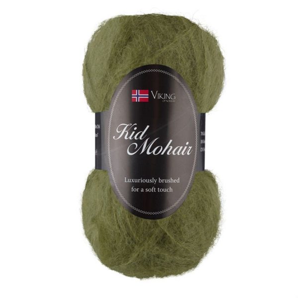 Viking Kid Mohair, farge 935 Grønn
