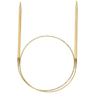 Addi rund strikkepinne bambus 80cm 4,5mm