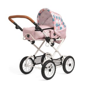 Brio dukkevogn rosa med dråpeform