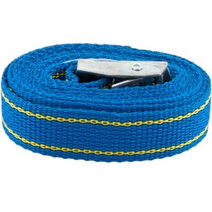 Poly strammebånd 2,0 m x 25 mm blå