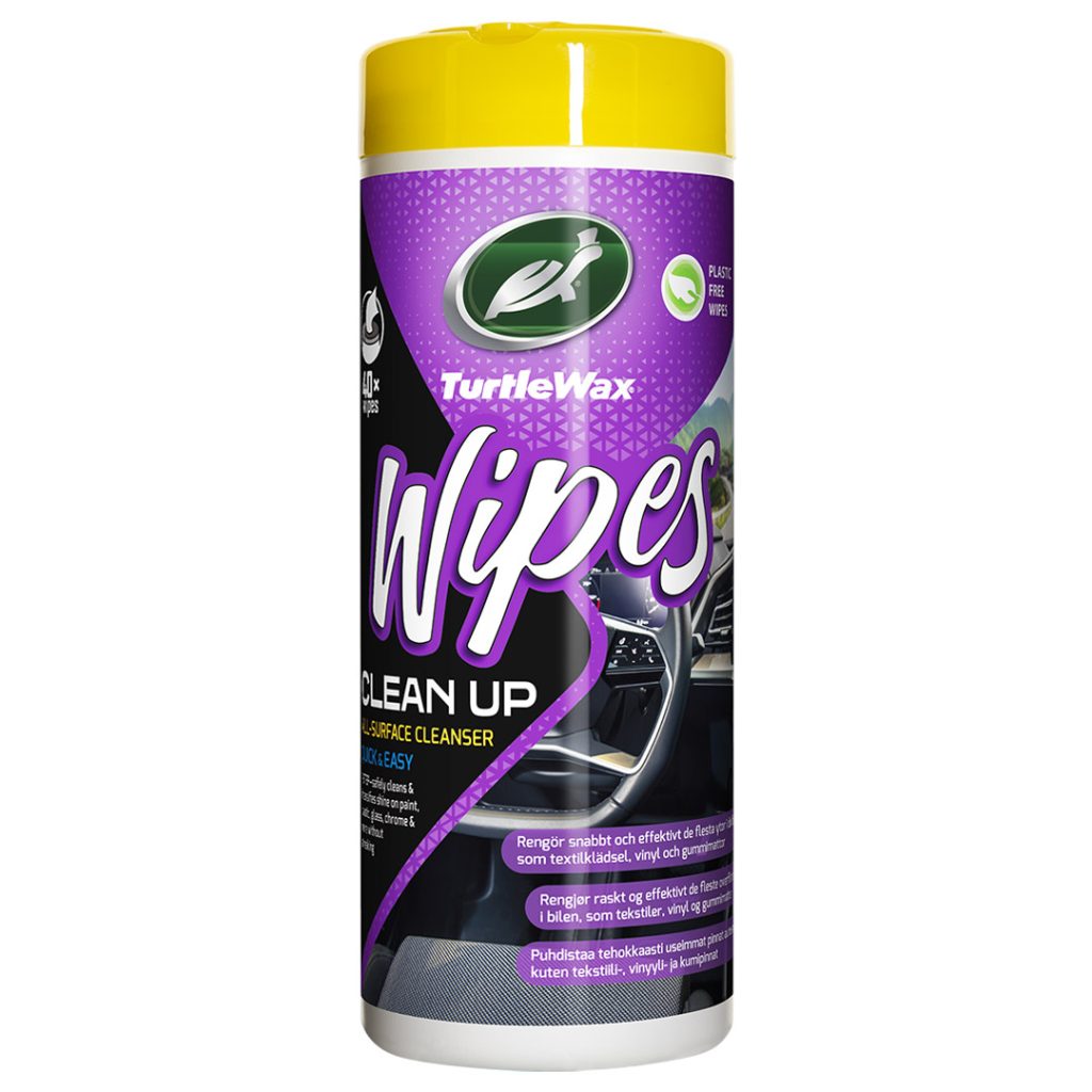 Turtle wax wipes clean-up tub