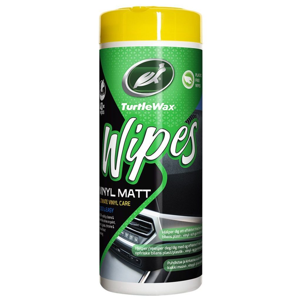 Turtle wax wipes vinyl matt tub
