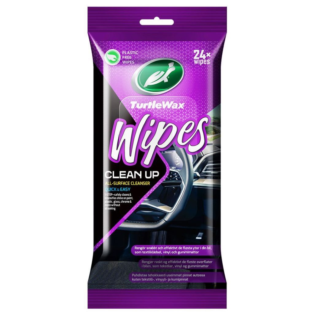Turtle wax wipes clean-up flatpack