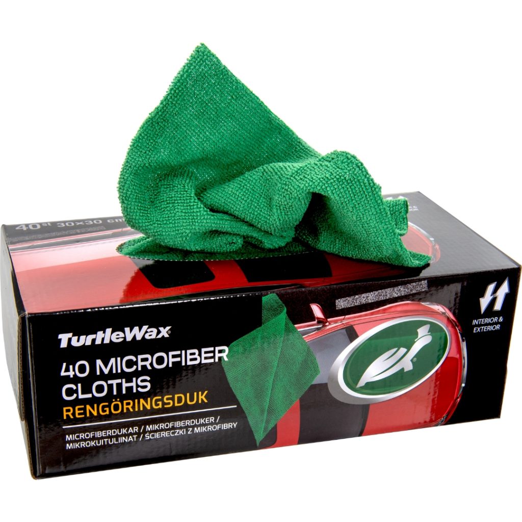 Turtle wax microfiber cloths 40stk