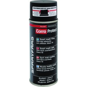 Corroprotect svart matt lakk (sidenmatt)