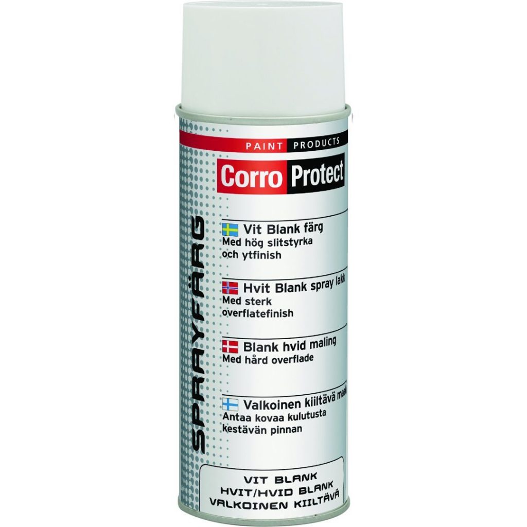 Corroprotect hvit blank lakk  400 ml