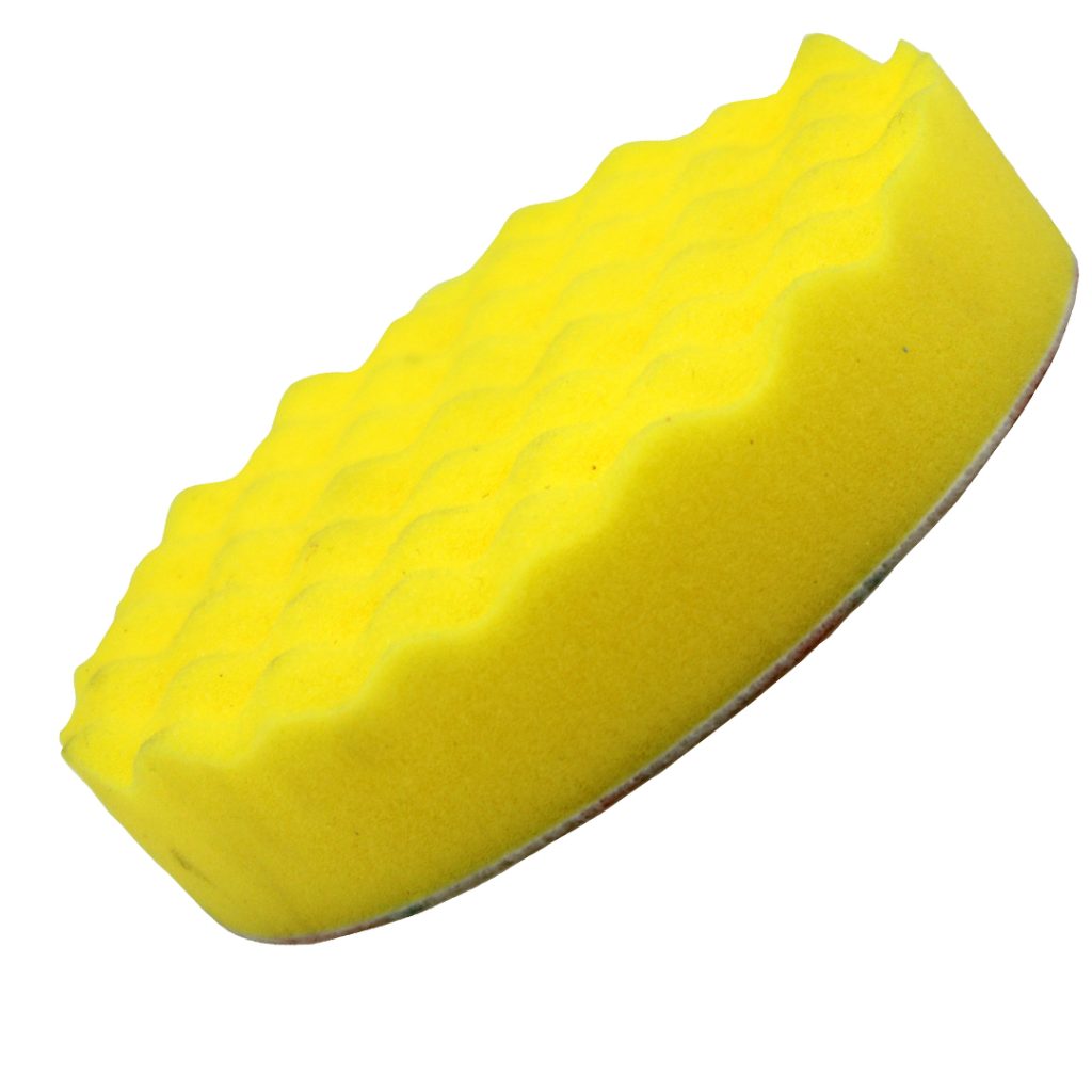 Polerpute gul medium vaflet 130mm
