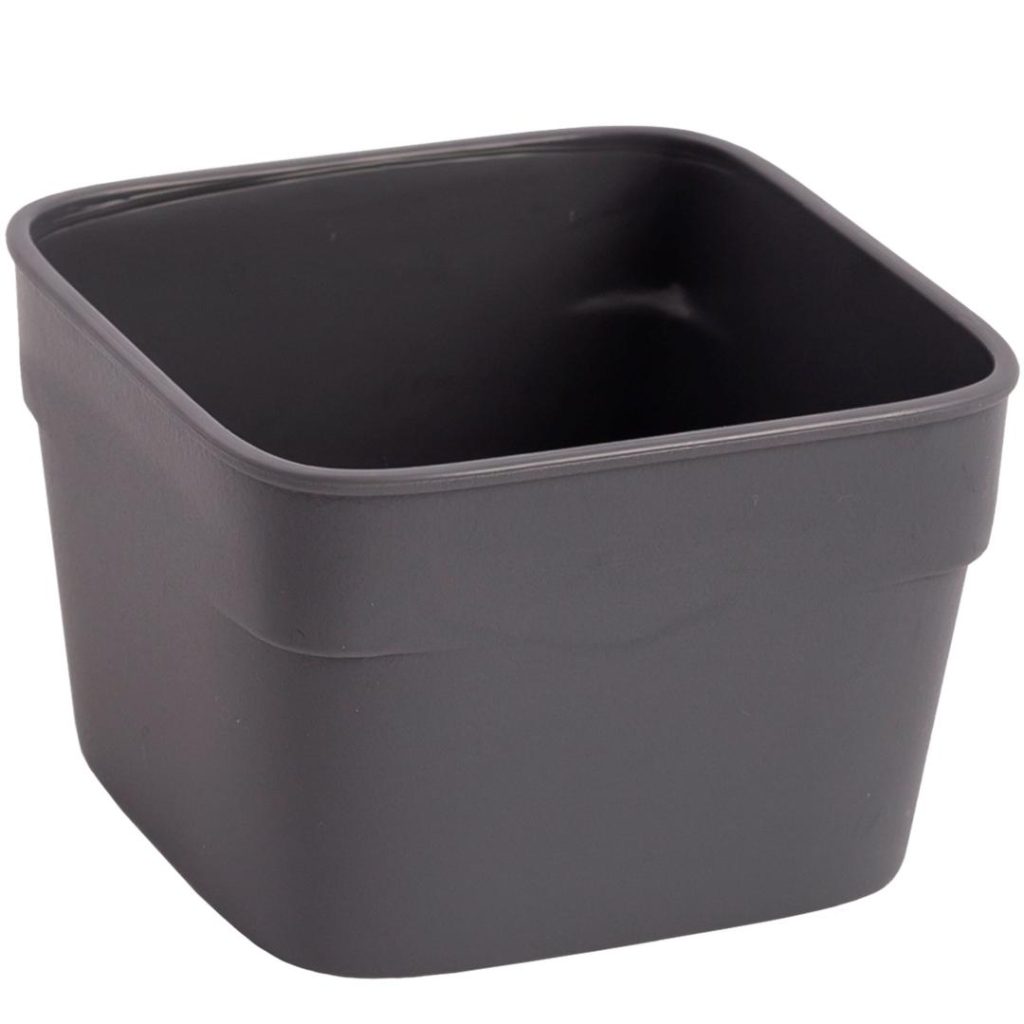 Flexible småoppbevaring grå 74 x 74 mm