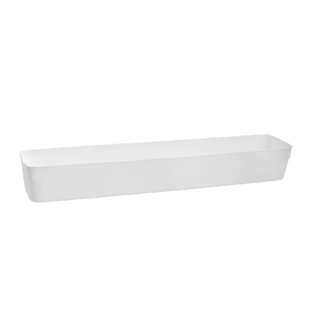 Flexible småoppbevaring hvit 74 x 296 mm