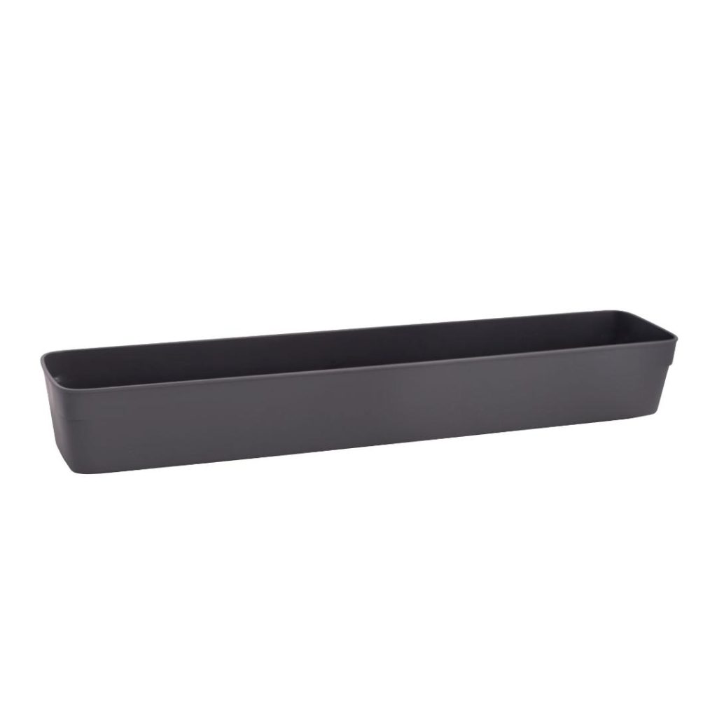 Flexible småoppbevaring grå 74 x 296 mm