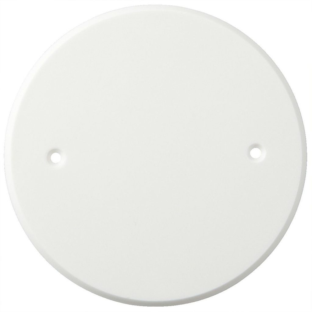 Gelia vegglokk 92 mm pvc hvit