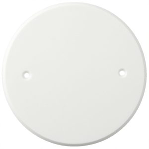 Gelia vegglokk 92 mm pvc hvit