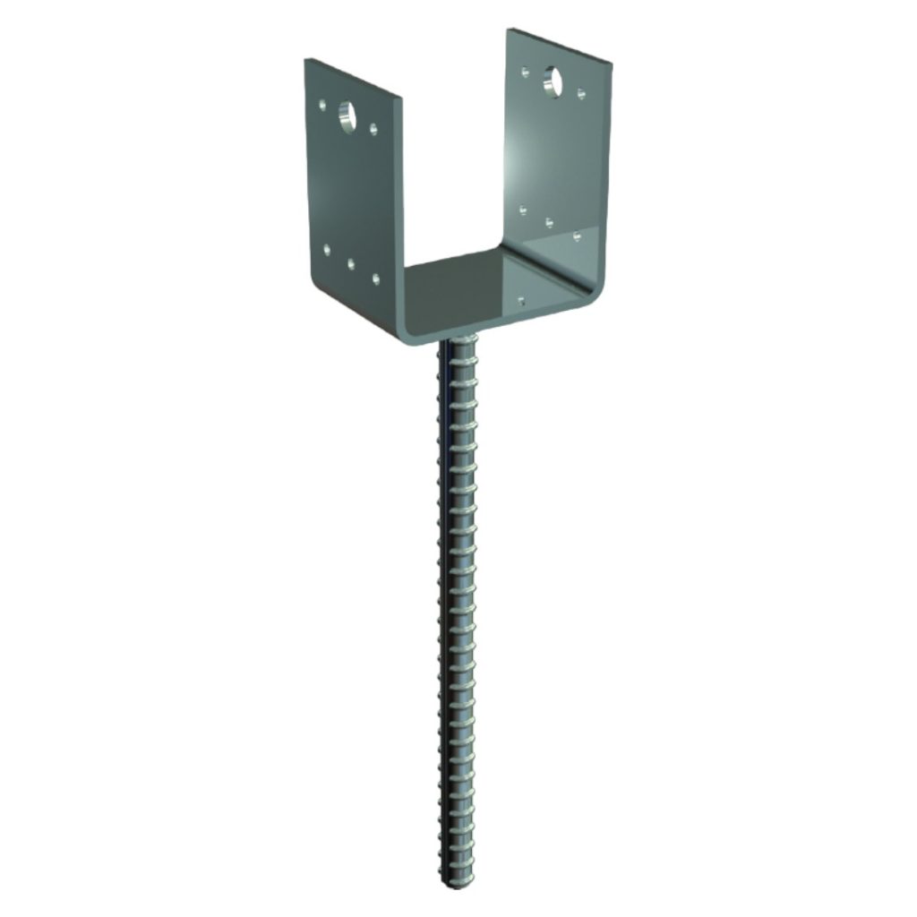 Stolpesko b 100x70x121x4/250 st-galv 1st