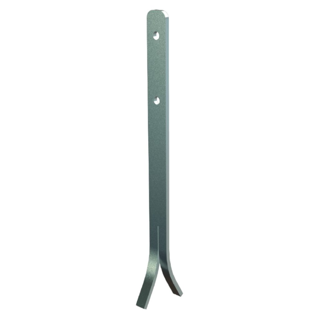 Stolpejern 40x500x8-galv 1stk