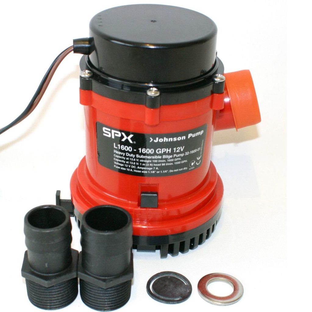 Lensepumpe johnson pump 1600gph 12v