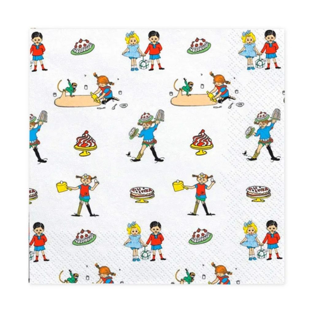 Papir serviett 33 x 33 cm pippi 16-p