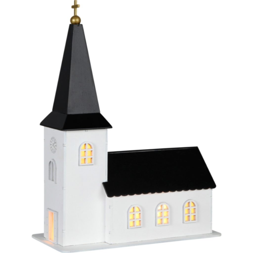 Star kirke med spilledåse