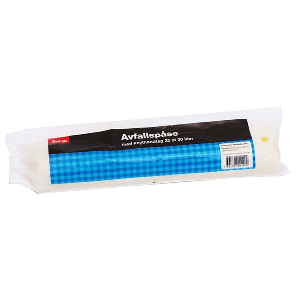 Serve avfallspose knythandtak 30 liter 2